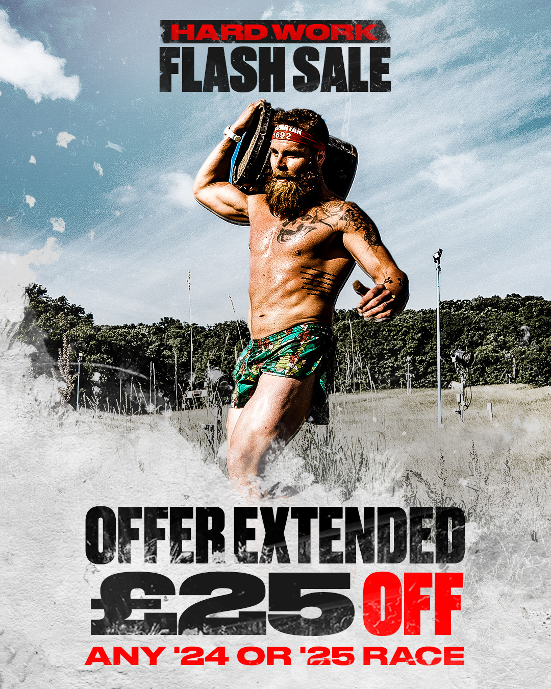 Use it, don't lose it!   £25 OFF  Code: HARDWORK